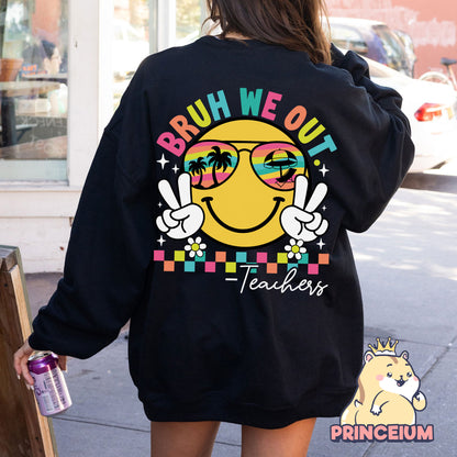 Bruh We Out Teacher Png, Last Day of School, End of School, Bruh Teacher, Teacher Life Png, Teacher Summer, Teacher Life Gift Sublimation