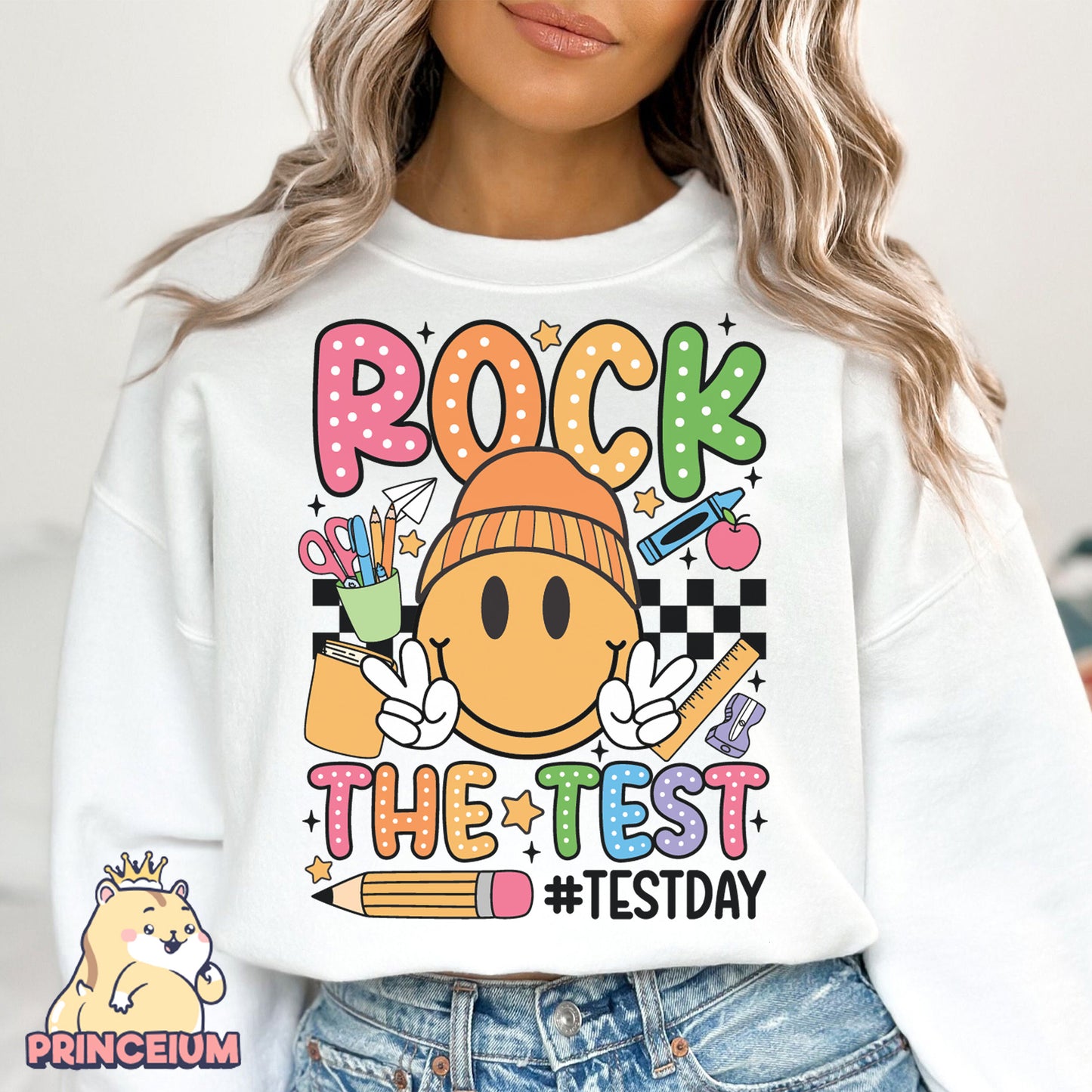 Rock the Test Png, Rock The Test Png, Teacher Quotes, Groovy Test Day