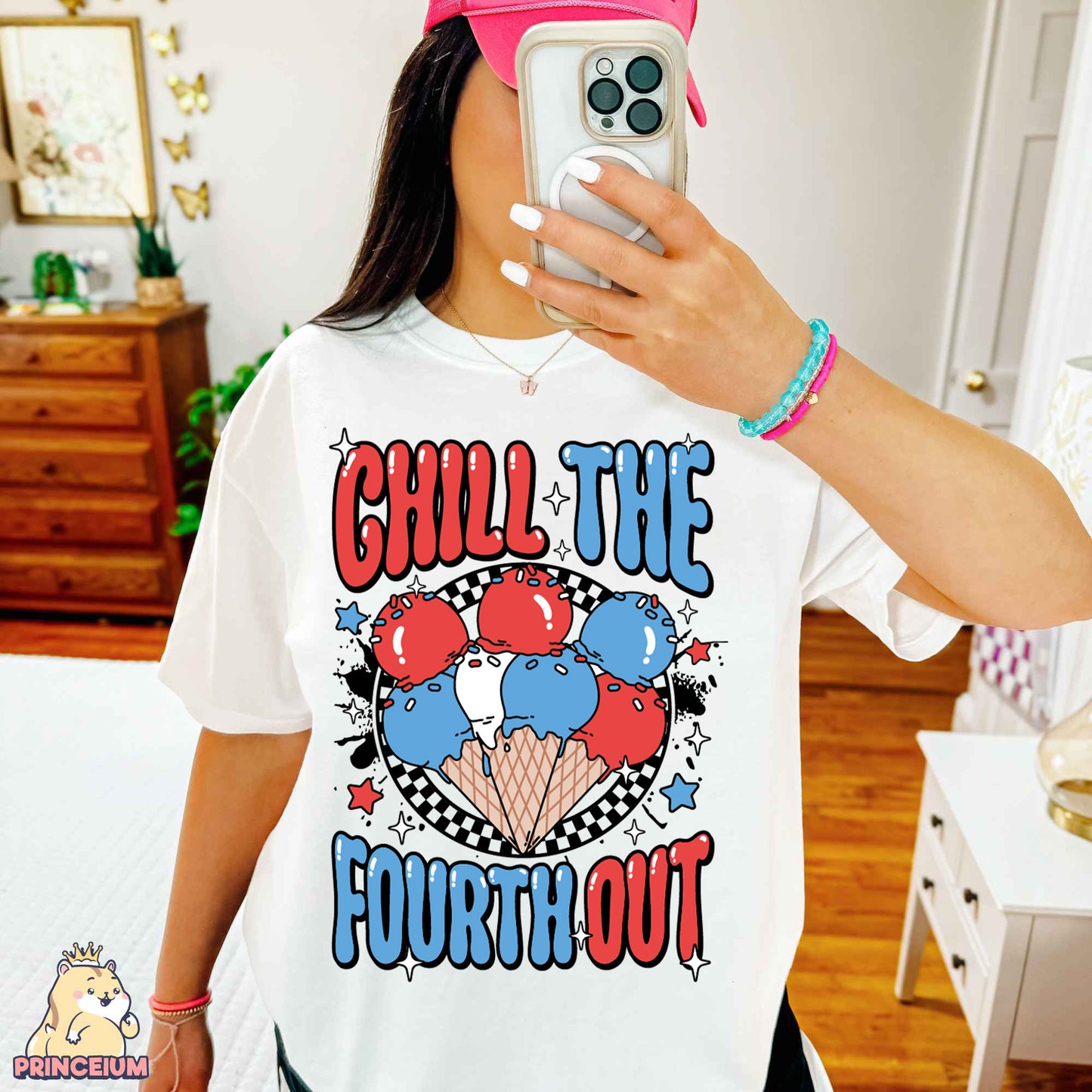 Chill The Fourth Out Png, Retro 4th of July Png, Fourth of July Png, American Popsicle Png, 4th of July Shirt Png