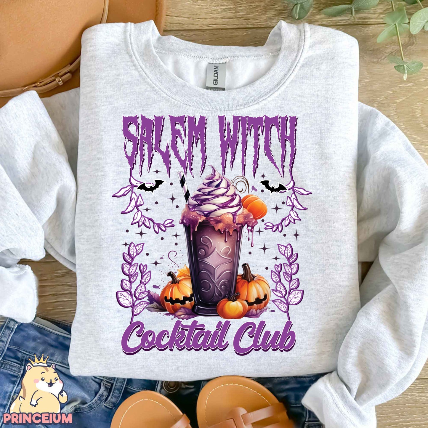 Salem Witch Cocktail Club Png, Retro Halloween Png, Spooky Season, Halloween Pumpkin Png, Fall Png, Sublimation Designs Digital Downloads