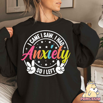 I Came I Saw I had Anxiety Png, Funny Mama Png, Mental Health Png, Sarcastic Skeleton Png, Sublimation Designs Digital Downloads Files