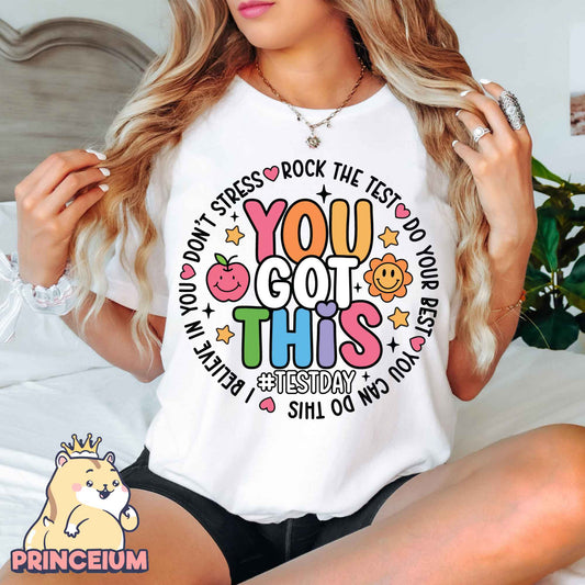 You got this, Rock the Test Png, Rock The Test Png, Teacher Quotes, Groovy Test Day