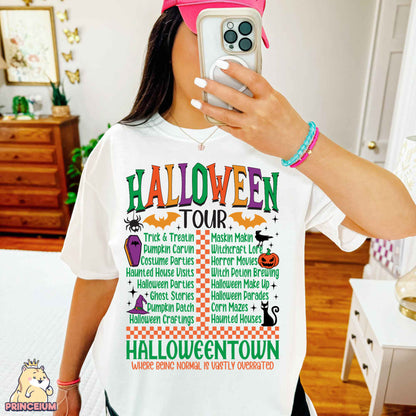 Halloween Tour Png Design, Halloween Png, Fall Shirt Png, Trick or Treat Halloween Pumpkin