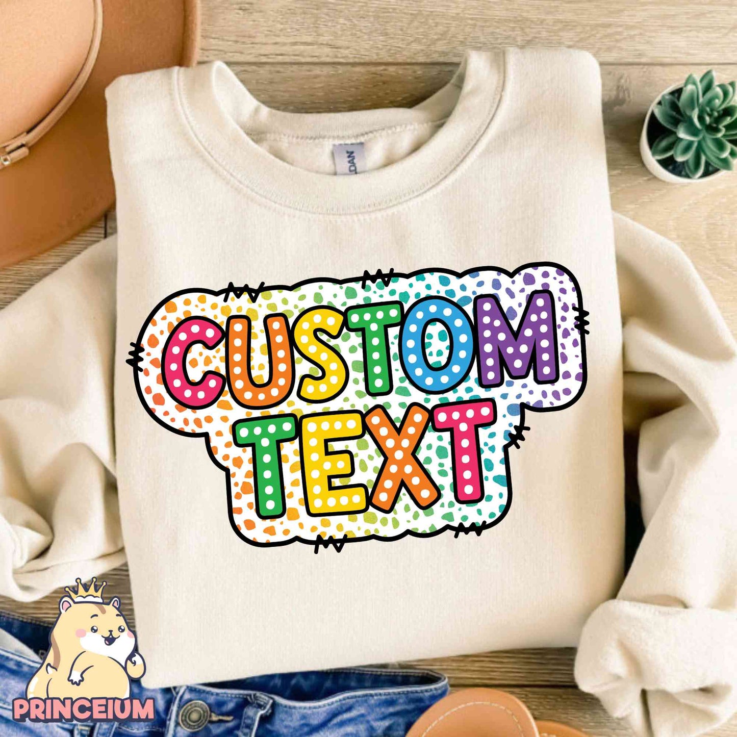 Custom Text Bright Doodle Dalmatian Dots Png, Mama Mini PNg, Dalmatian Dots, Mother Day, Lightning Bolt PNG, Sublimation Design Download