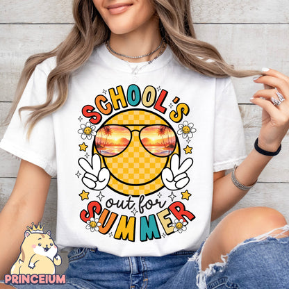 School Out for Summer, Happy Last Day of School PNG, Funny Teacher PNG, Teacher Sarcasm Shirt - Digital Download
