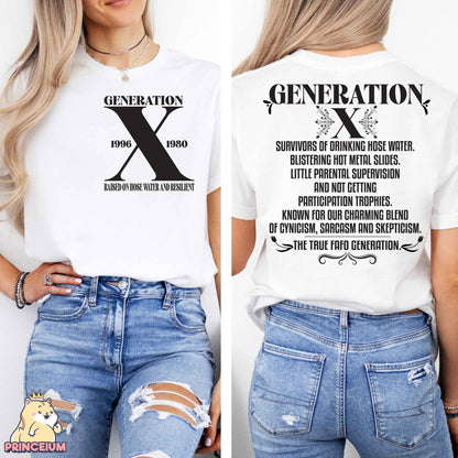 Generation X Png, T-shirt Pg, Nostalgic Gen X Png, Nostalgic Gift Png Sublimation Design Digital Downloads