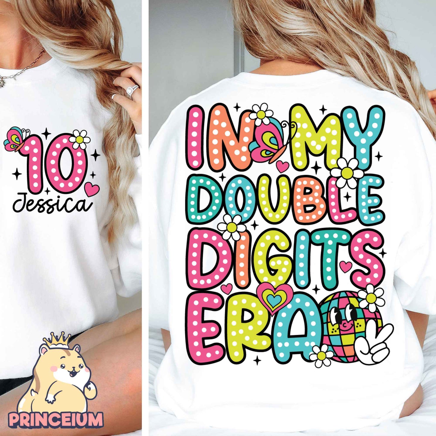 In My Double Digits Era PNG, Double Digits Era Png, Ten Birthday Png, Double Digits, Birthday Boy Girls, 10th Birthday PNG,