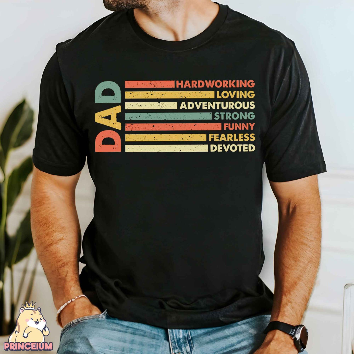 Dad Adjectives Png, Best Dad Ever Png, Father Day Png, Dad Hardworking Loving Adventurous Strong Funny Fearless Devoted Sublimation Designs