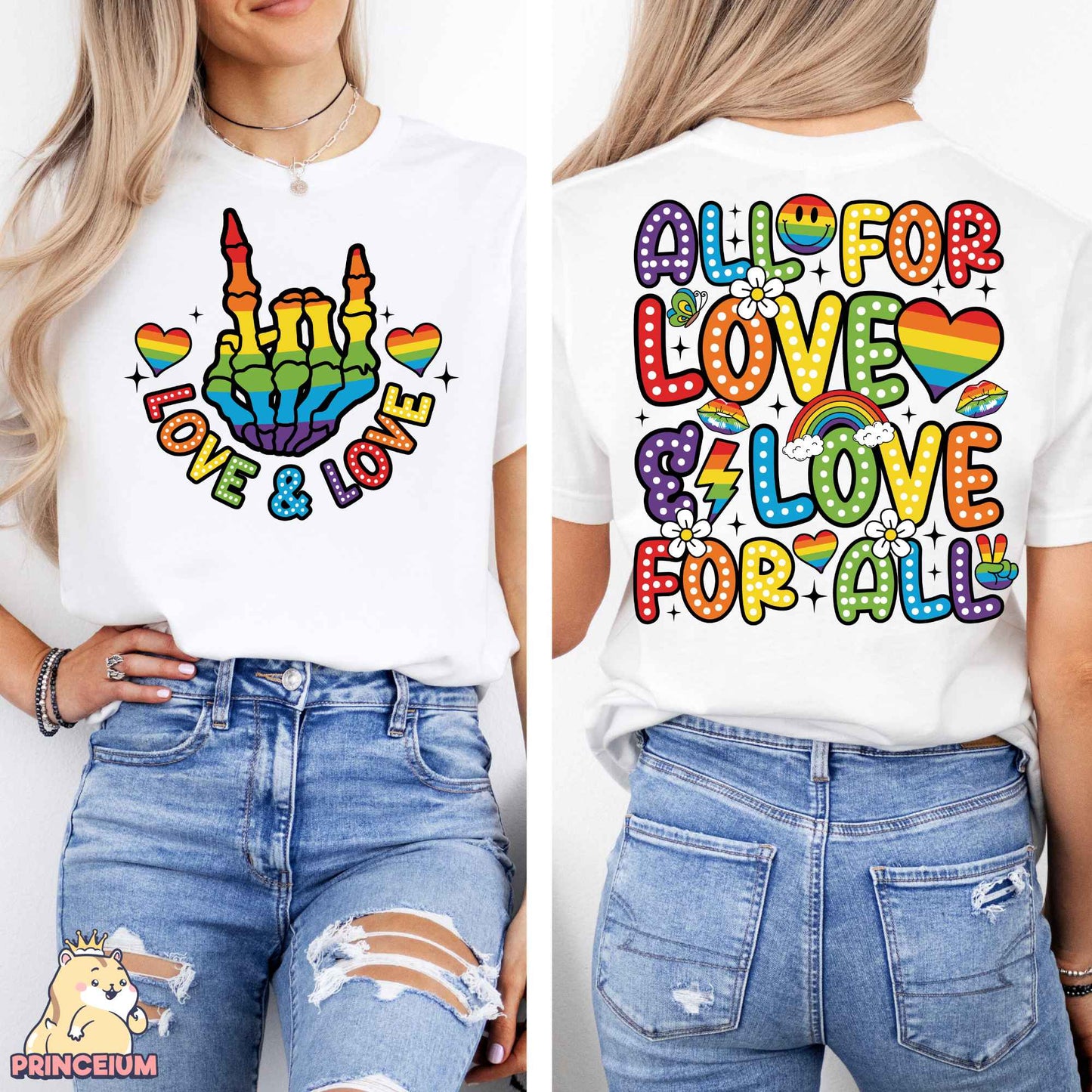 All for Love & Love for all Png, Gay Pride Png, LGBTQ Png, Pride Month Png, Designs Gay Pride Png, Gay Pride Svg, Sublimation Designs