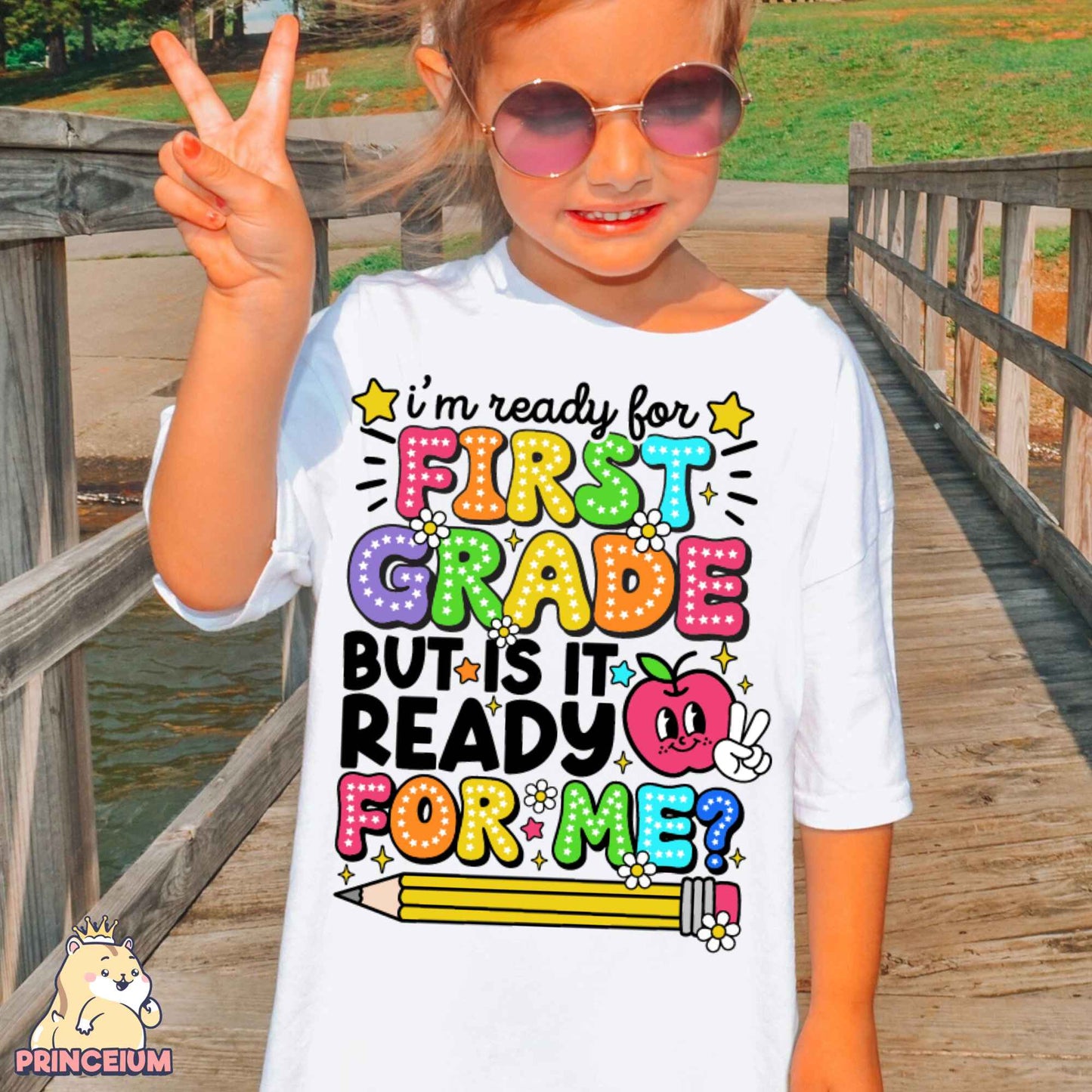 I'm ready for 1st Grade But is it ready for me! Happy First Day of School, Back to School T-Shirt Unisex