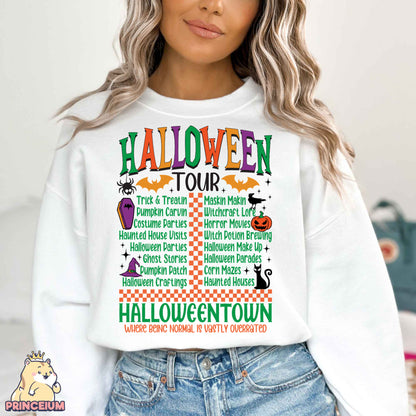 Halloween Tour Png Design, Halloween Png, Fall Shirt Png, Trick or Treat Halloween Pumpkin