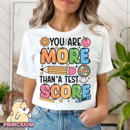 You Are More Than Test Score Png, Rock The Test Png, Teacher Quotes, Groovy Test Day
