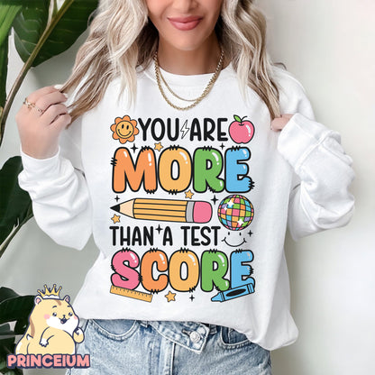 You Are More Than Test Score Png, Rock The Test Png, Teacher Quotes, Groovy Test Day
