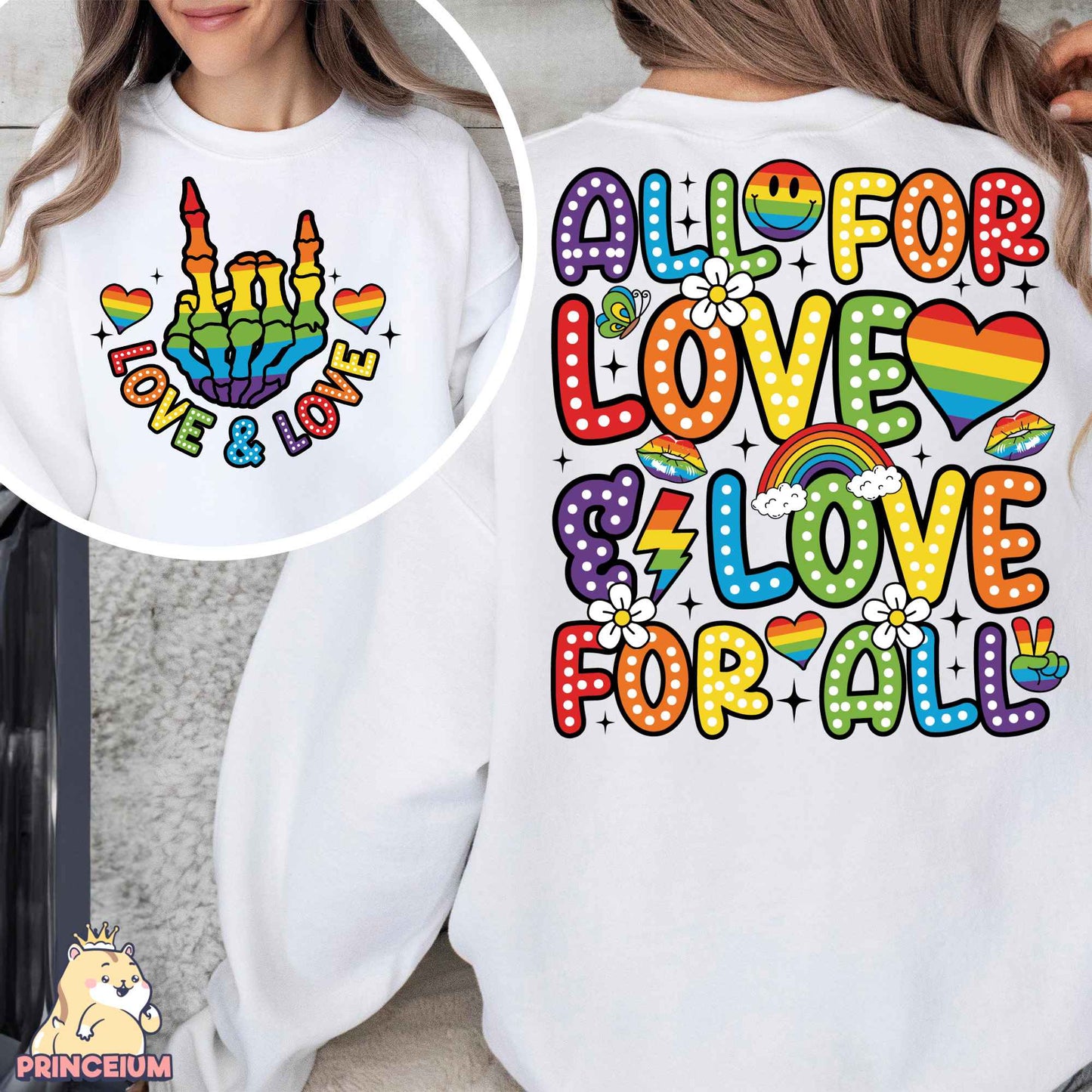 All for Love & Love for all Png, Gay Pride Png, LGBTQ Png, Pride Month Png, Designs Gay Pride Png, Gay Pride Svg, Sublimation Designs