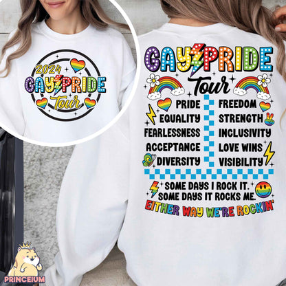 Gay Pride Tour 2024 Png, Pride Tour Png, Pride Ally, Gay Festival Outfil Png, Gay Pride Svg, Equality Svg, Human Rights, Sublimation Design