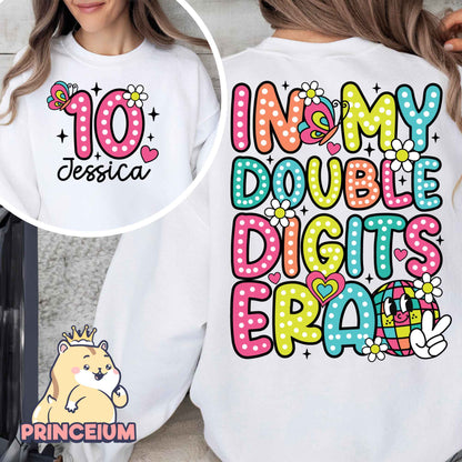 In My Double Digits Era PNG, Double Digits Era Png, Ten Birthday Png, Double Digits, Birthday Boy Girls, 10th Birthday PNG,