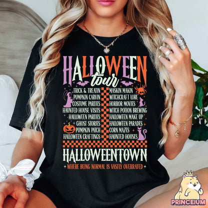 Halloween Tour Png Design, Halloween Png, Fall Shirt Png, Trick or Treat Halloween Pumpkin