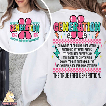Generation X Png, T-shirt Pg, Nostalgic Gen X Png, Nostalgic Gift Png Sublimation Design Digital Downloads