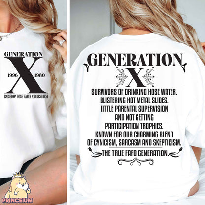 Generation X Png, T-shirt Pg, Nostalgic Gen X Png, Nostalgic Gift Png Sublimation Design Digital Downloads