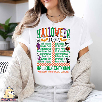 Halloween Tour Png Design, Halloween Png, Fall Shirt Png, Trick or Treat Halloween Pumpkin
