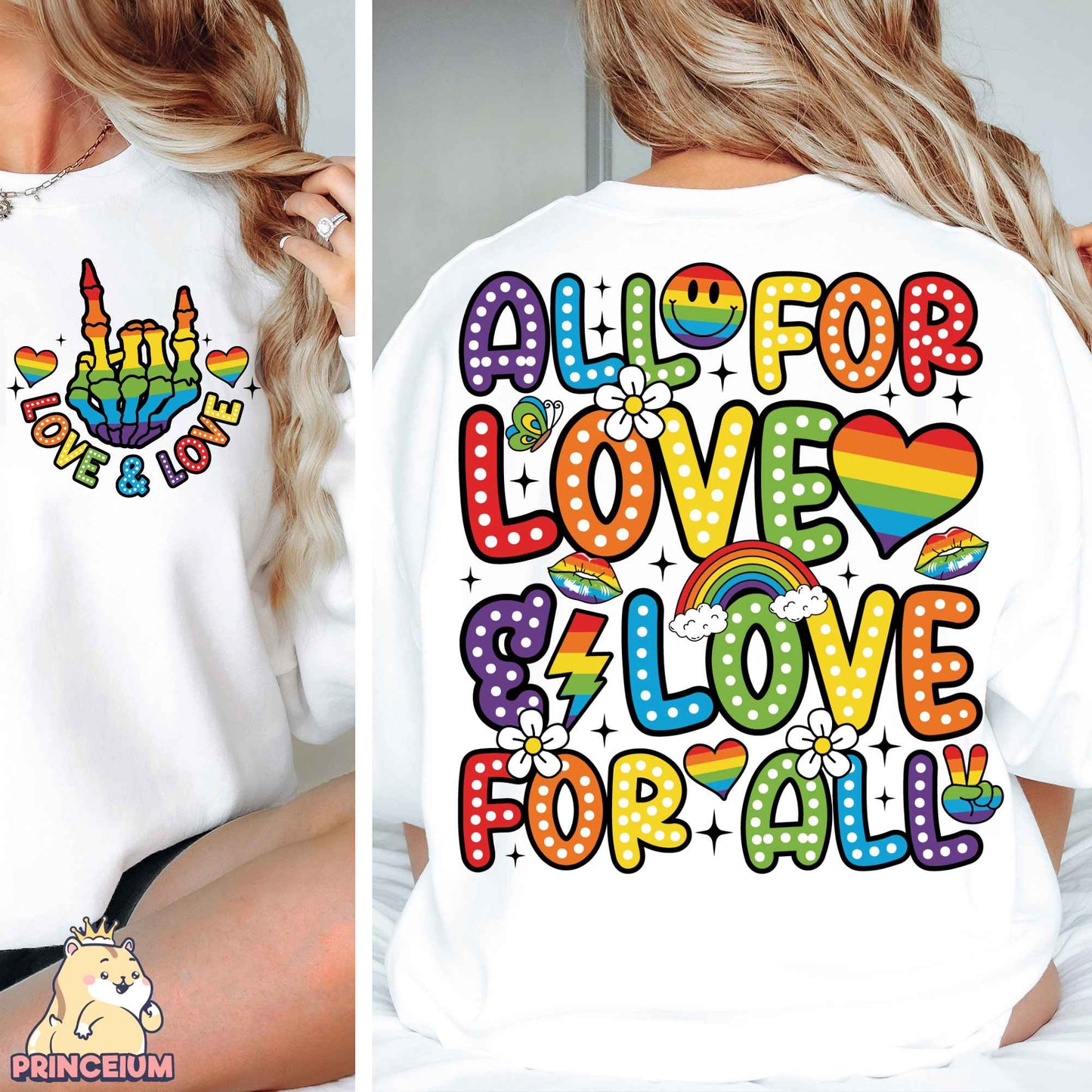 All for Love & Love for all Png, Gay Pride Png, LGBTQ Png, Pride Month Png, Designs Gay Pride Png, Gay Pride Svg, Sublimation Designs