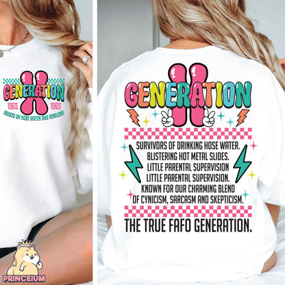 Generation X Png, T-shirt Pg, Nostalgic Gen X Png, Nostalgic Gift Png Sublimation Design Digital Downloads