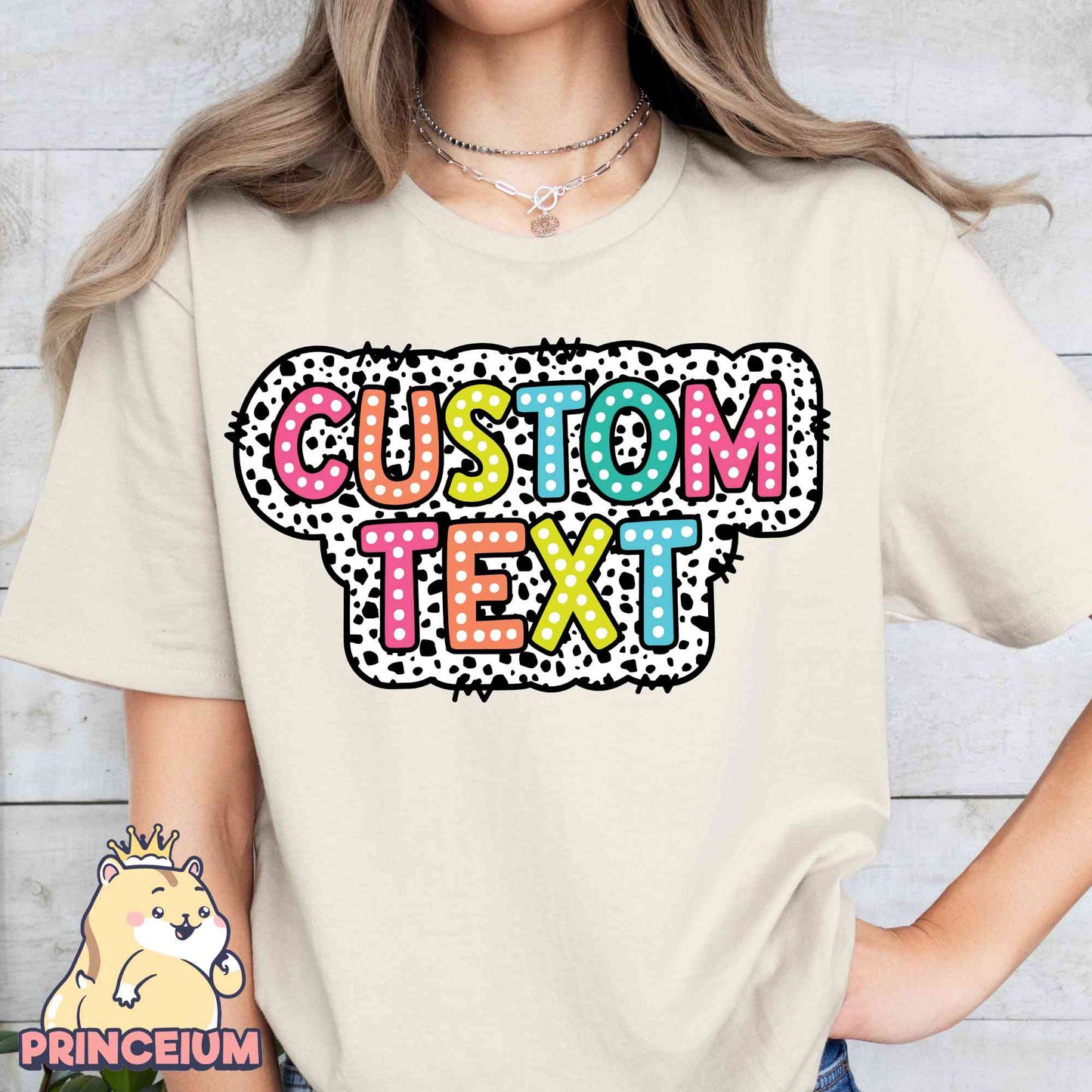 Custom Text Bright Doodle Dalmatian Dots Png, Mama Mini PNg, Dalmatian Dots, Mother Day, Lightning Bolt PNG, Sublimation Design Download