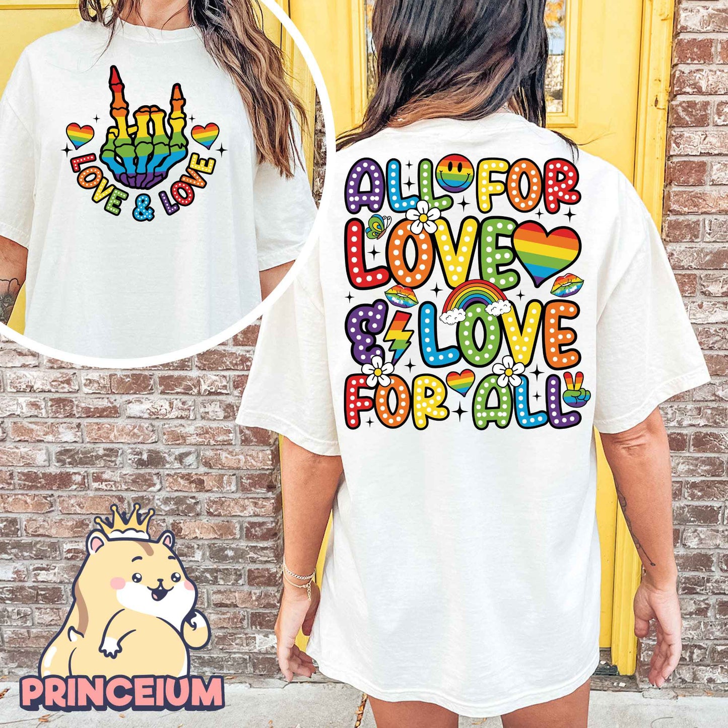 All for Love & Love for all Png, Gay Pride Png, LGBTQ Png, Pride Month Png, Designs Gay Pride Png, Gay Pride Svg, Sublimation Designs