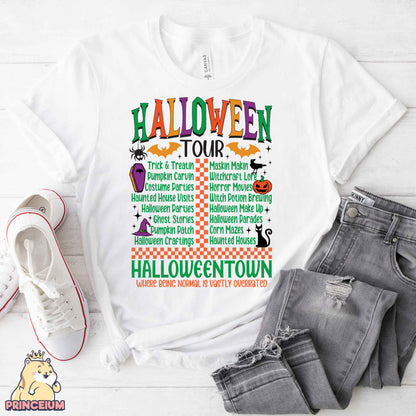 Halloween Tour Png Design, Halloween Png, Fall Shirt Png, Trick or Treat Halloween Pumpkin