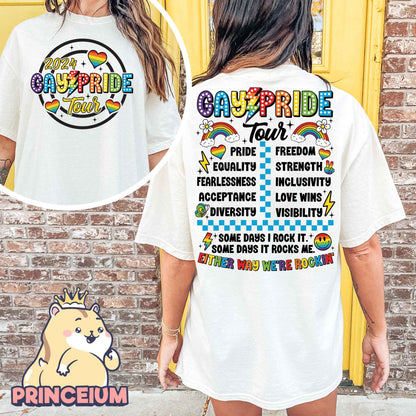 Gay Pride Tour 2024 Png, Pride Tour Png, Pride Ally, Gay Festival Outfil Png, Gay Pride Svg, Equality Svg, Human Rights, Sublimation Design