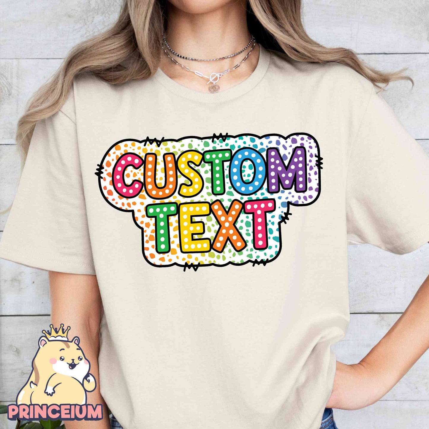 Custom Text Bright Doodle Dalmatian Dots Png, Mama Mini PNg, Dalmatian Dots, Mother Day, Lightning Bolt PNG, Sublimation Design Download