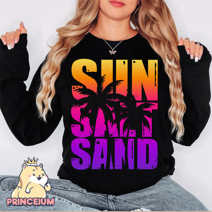 Sun Salt Sand Png, Beach Png, Summer Vibes PNG, Beach Vibes Spring Break Png, Holiday Shirt Png Sublimation Design, Digital Download