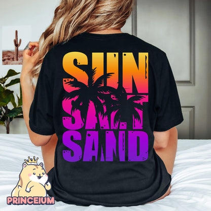 Sun Salt Sand Png, Beach Png, Summer Vibes PNG, Beach Vibes Spring Break Png, Holiday Shirt Png Sublimation Design, Digital Download