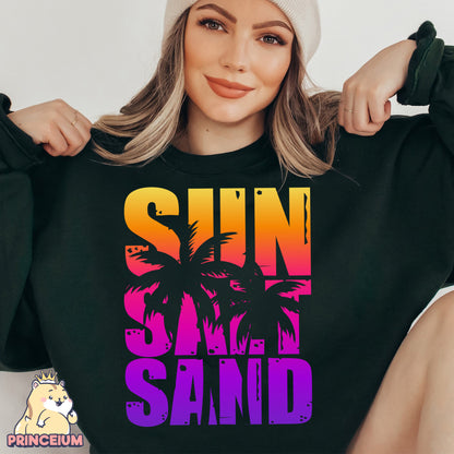 Sun Salt Sand Png, Beach Png, Summer Vibes PNG, Beach Vibes Spring Break Png, Holiday Shirt Png Sublimation Design, Digital Download