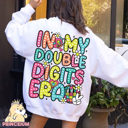 In My Double Digits Era PNG, Double Digits Era Png, Ten Birthday Png, Double Digits, Birthday Boy Girls, 10th Birthday PNG,