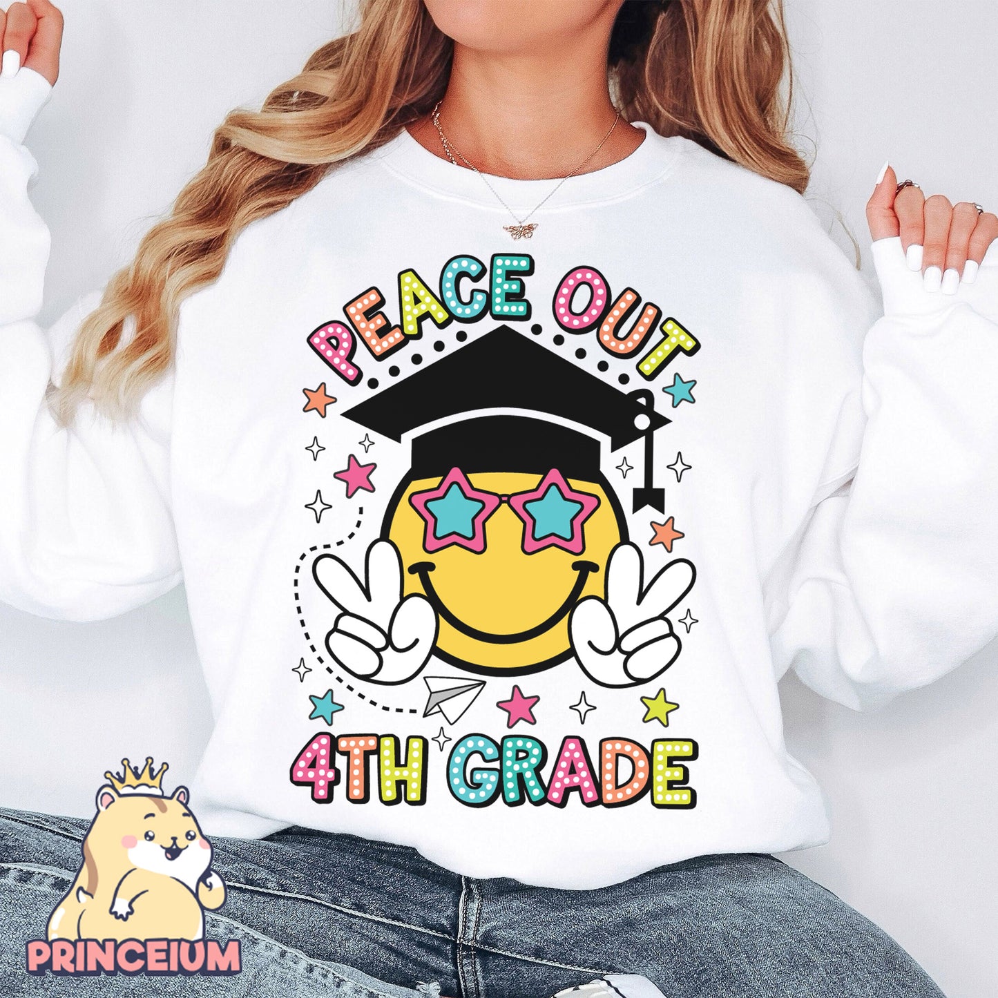 Peace Out School Png, 1st Grade, 2nd Grade, End of School Png, Graduation Png, Last Day Of School Png, Retro Teacher Png, Sublimation Design