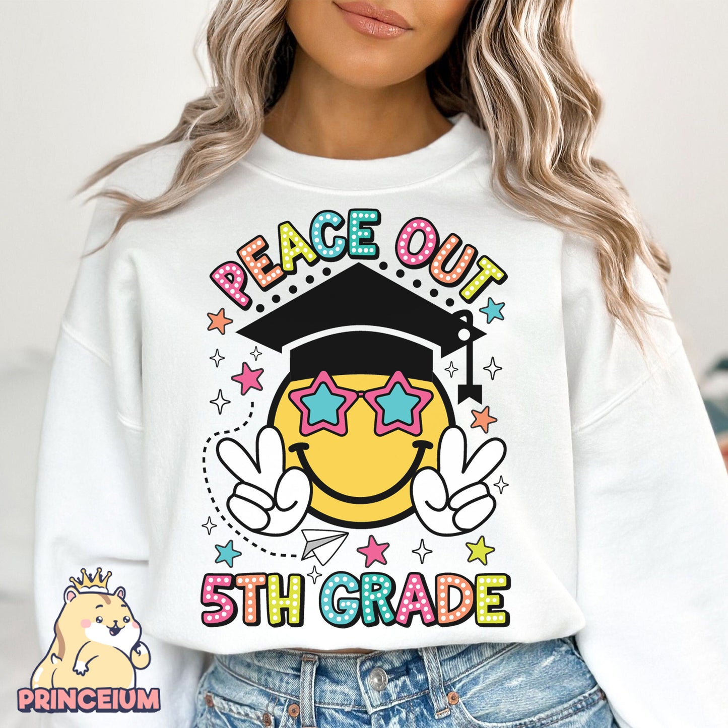 Peace Out School Png, 1st Grade, 2nd Grade, End of School Png, Graduation Png, Last Day Of School Png, Retro Teacher Png, Sublimation Design