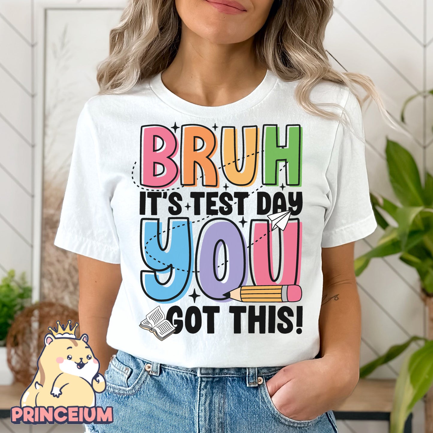 Bruh It’s Test Day You Got This! Png, Rock The Test Png, Teacher Quotes, Groovy Test Day