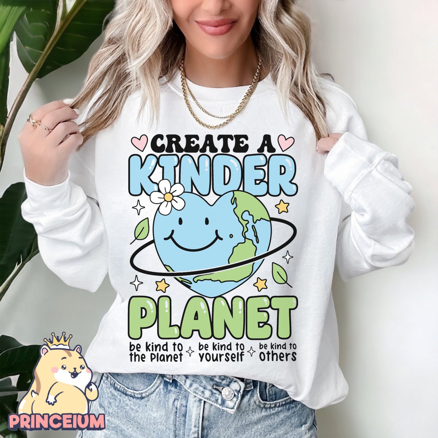 Create a kinder Planet Png, Earth Day Png, Earth Sublimation, Save Planet Png, Climate Change Png