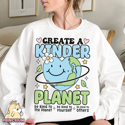 Create a kinder Planet Png, Earth Day Png, Earth Sublimation, Save Planet Png, Climate Change Png