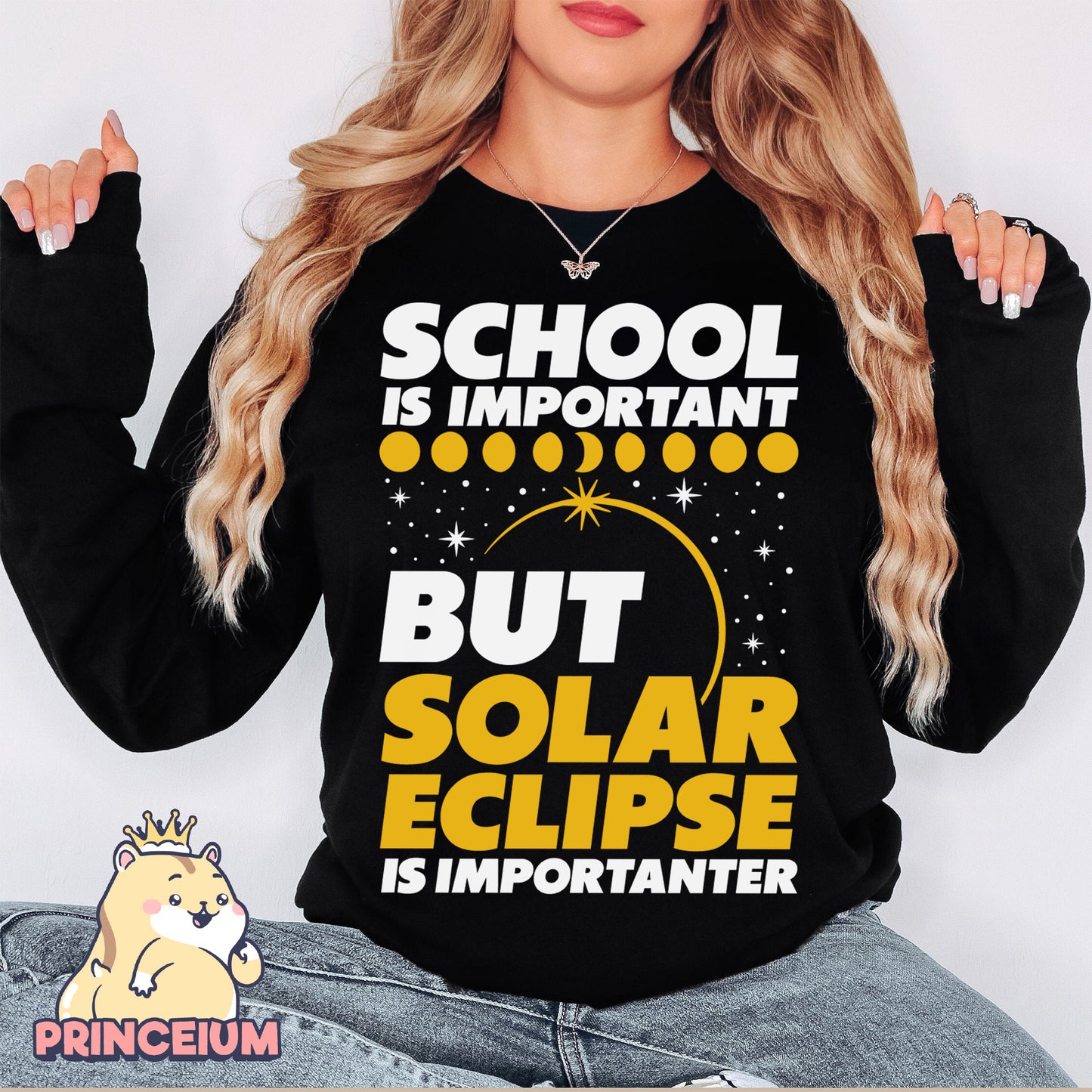 School is important but solar eclipse is Importanter Total Solar Eclipse April 8 Png, Astronomy Lover, Eclipse Event 2024,