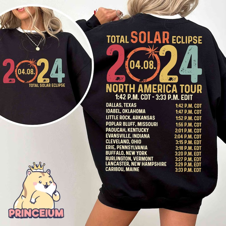 Solar Eclipse 20+ Bundle Png, Solar Eclipse Png, April 8th 2024