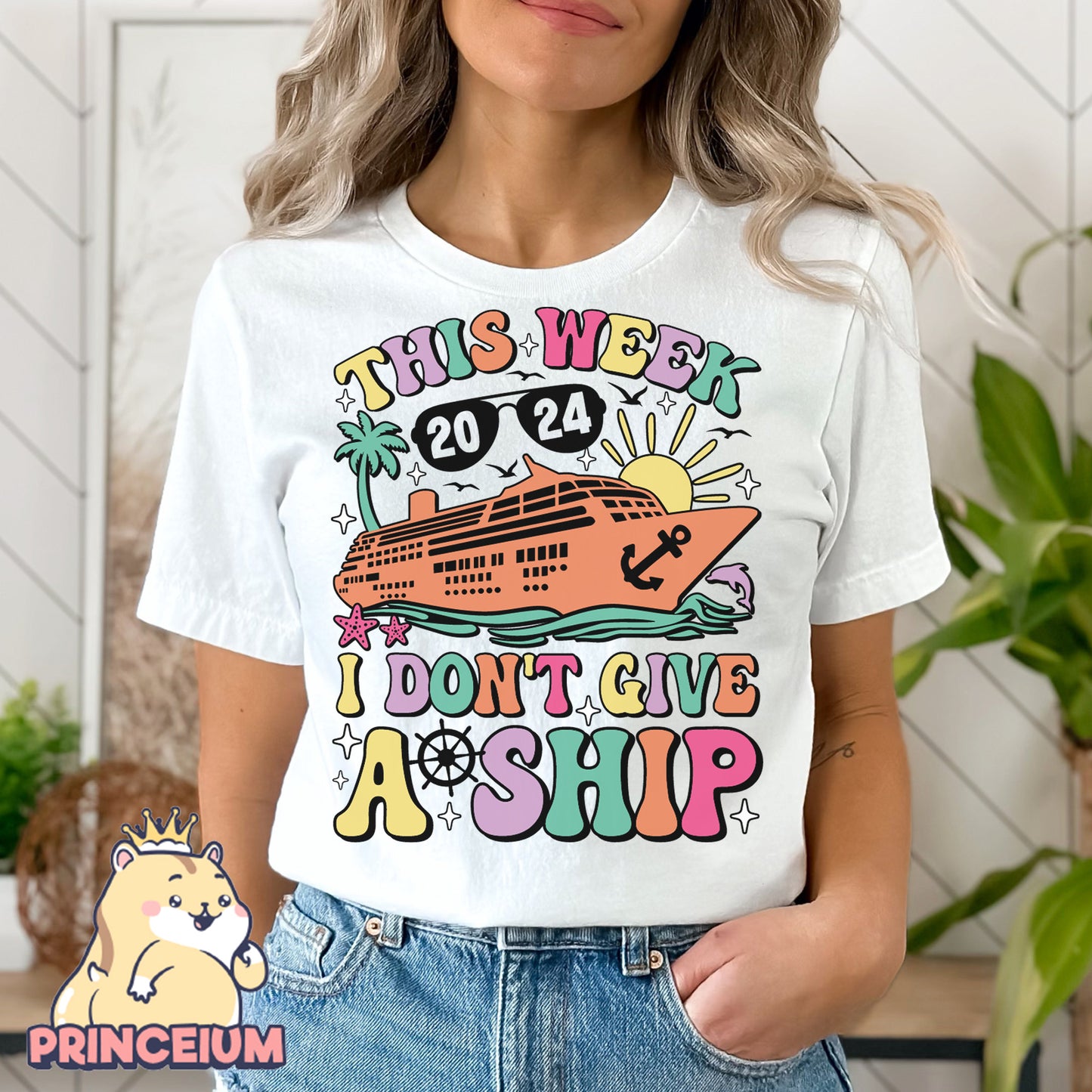 This Week 2024 I don’t Give a ship, Family Trip Shirt Png, Family Trip 2024, Sublimation Design