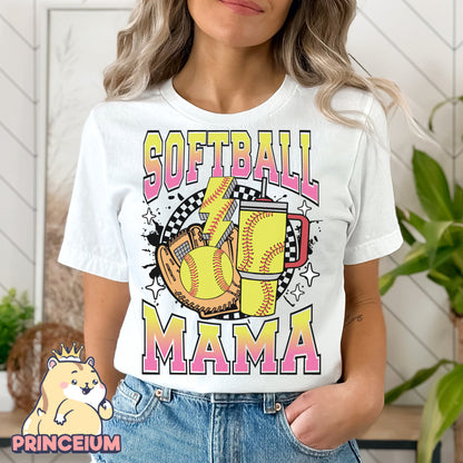 Softball Mom Png, Softball Mom Sublimation Design, Mother Day Gift Download Files