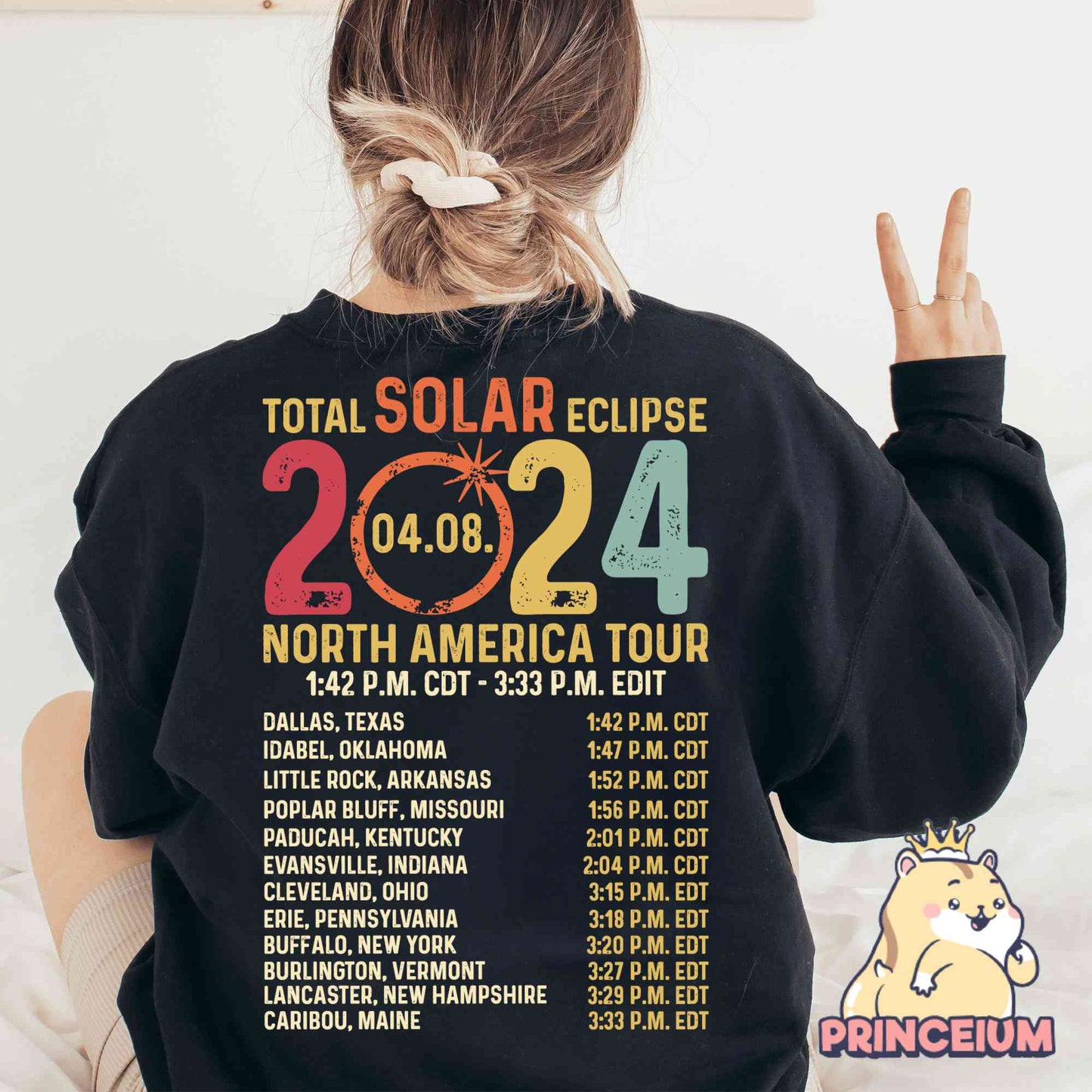 Copy of Total Solar Eclipse April 8 Png, Astronomy Lover, Eclipse Event 2024