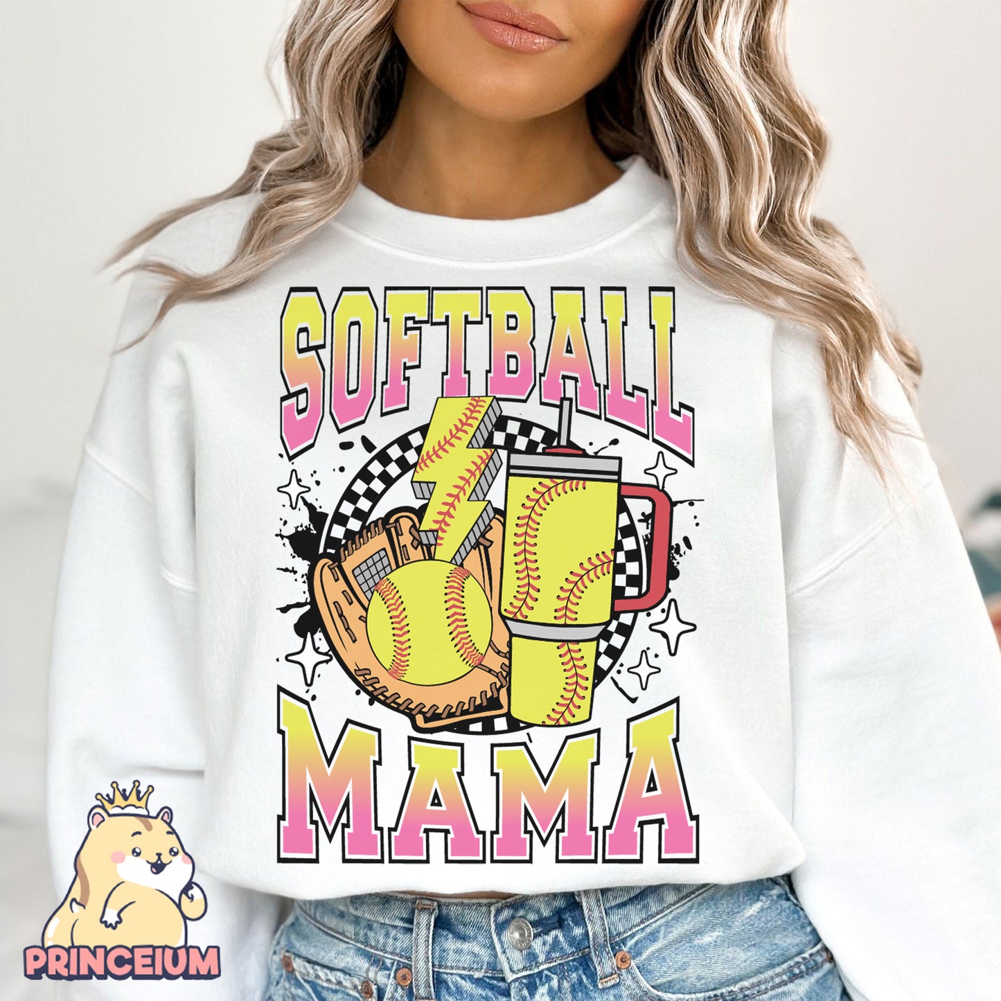 Softball Mom Png, Softball Mom Sublimation Design, Mother Day Gift Download Files
