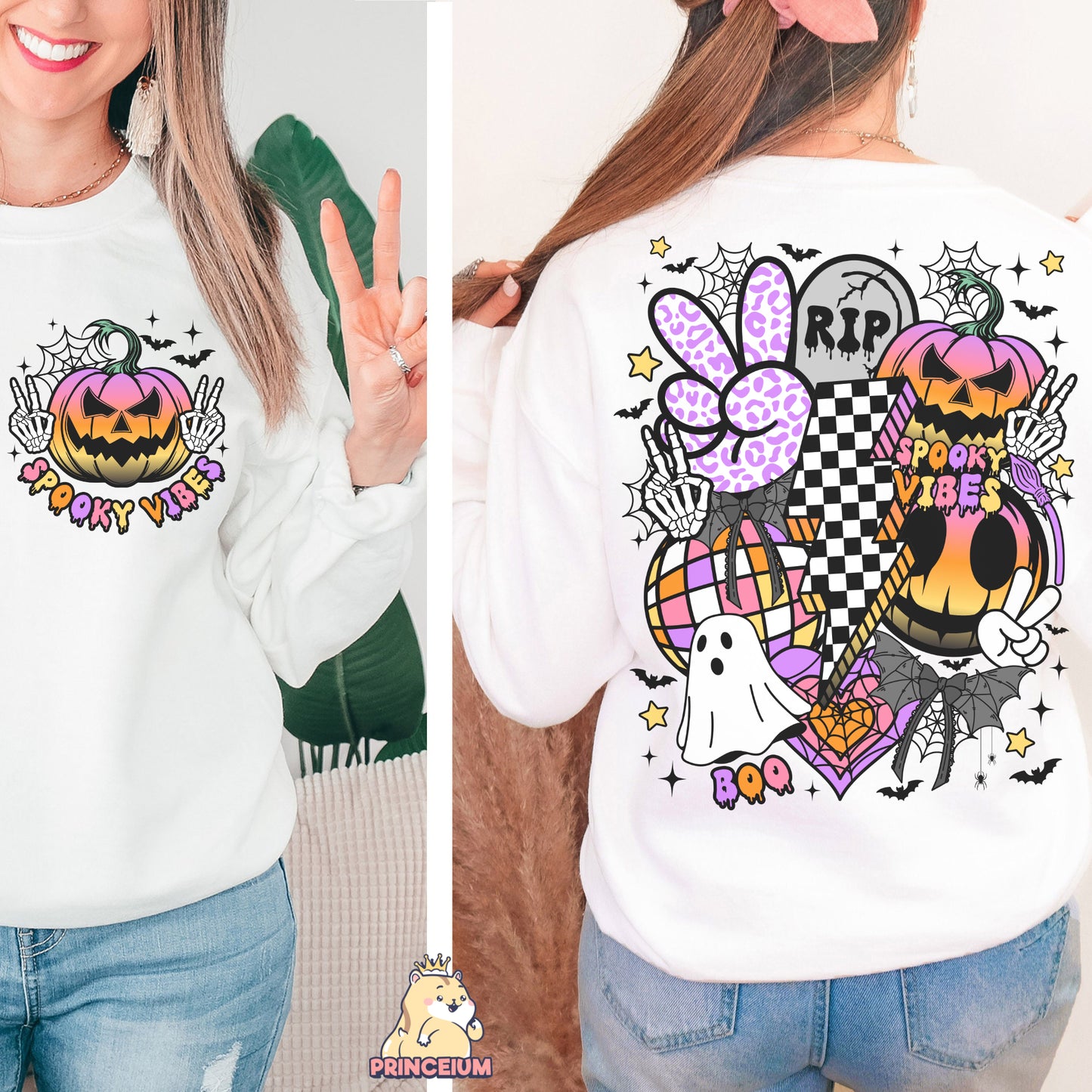 Retro Halloween Vibes, Sweatshirt