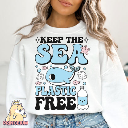 Keep the Sea Plastic Free Png, Earth Day Png, Earth Sublimation, Save Planet Png, Climate Change Png