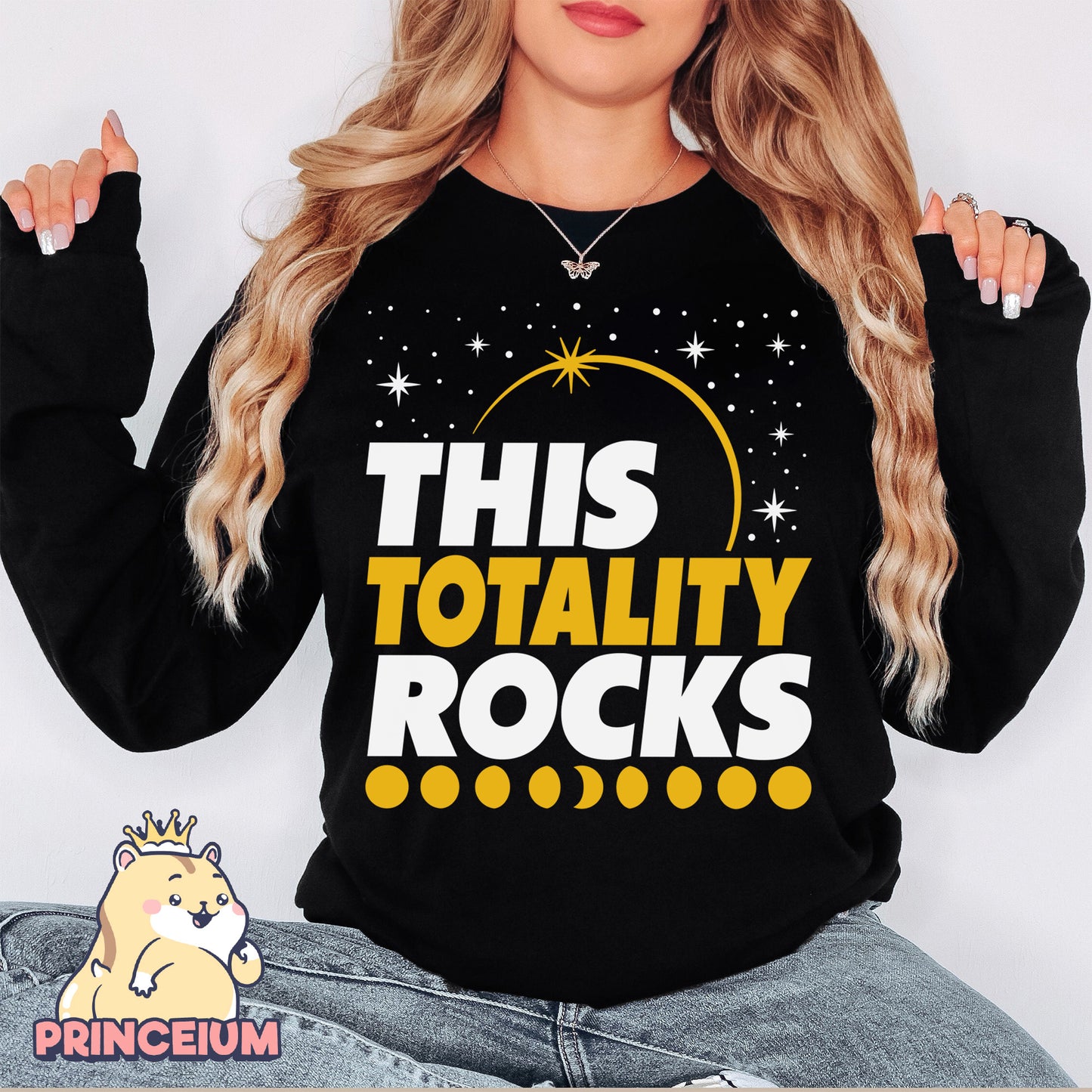 This Totality Rocks 2024 Total Solar Eclipse April 8 Png, Astronomy Lover, Eclipse Event 2024, North America Eclipse 2024,