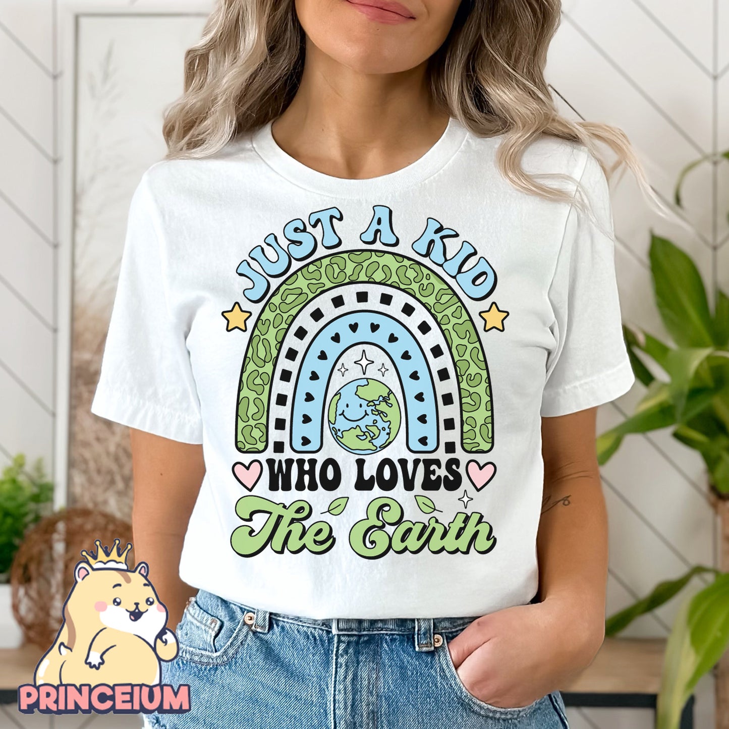 Just a kid who Love the Earth Png, Earth Day Png, Earth Sublimation, Save Planet Png, Climate Change Png